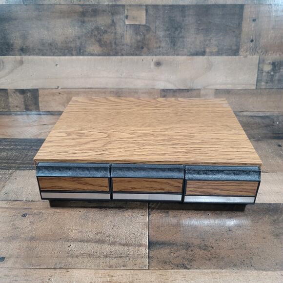 Vintage Cassette Tape Storage Case - 42 Tape Capacity - Picture 1 of 5